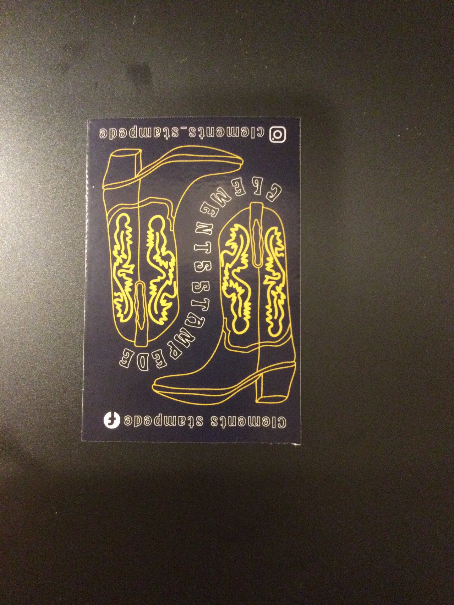 BOOT STICKER