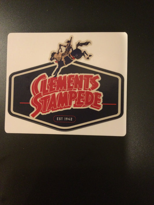 BLUE CUT OUT STICKER