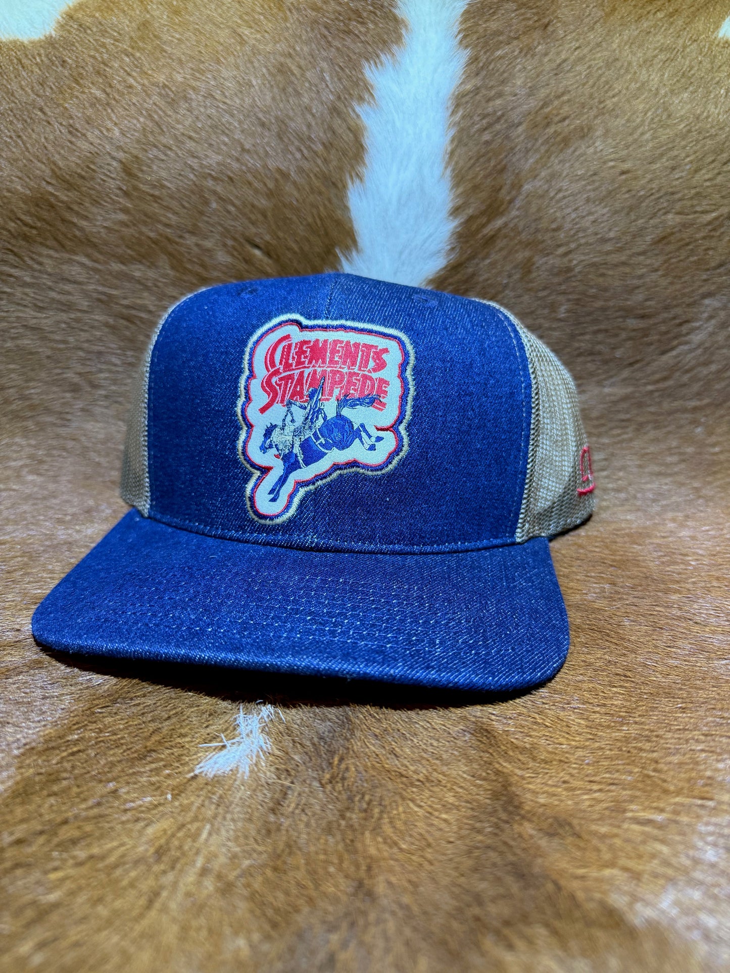 Blue Denim Curved Bill