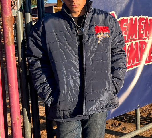 Navy Puffer Jacket